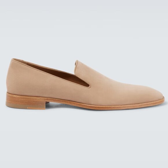 Christian Louboutin DANNY FLEX FLAT Mens Venetian Nubuck Loafers Shoes main image 13